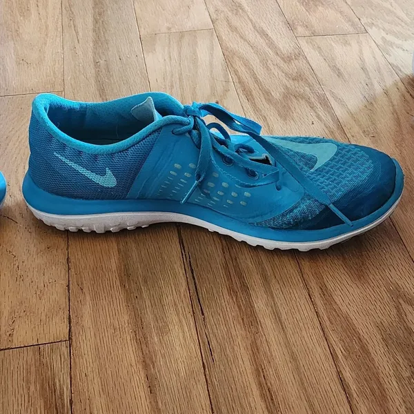 Nike Women's FS Lite‎ Run 2 Lace Up Running Sneaker Shoes Size 7.5 Blue Lagoon - Image 5