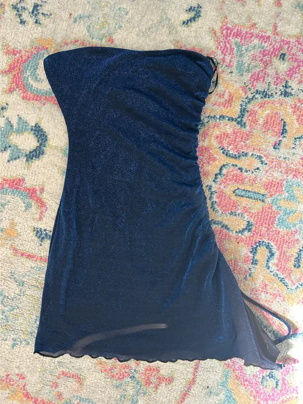 Princess Polly Mini Dress Donelli Navy - Image 4