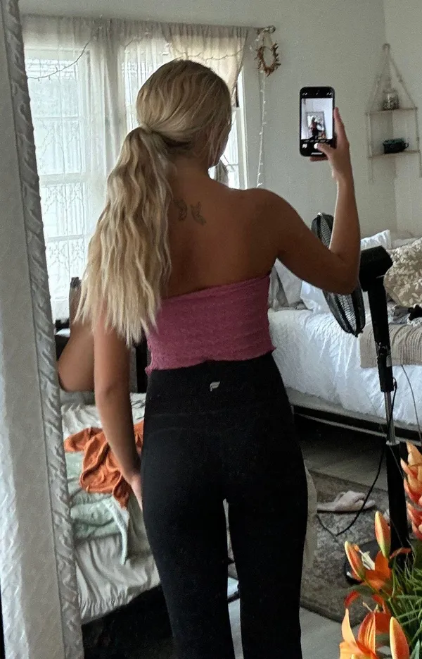 Pink Strapless Crop - Image 2