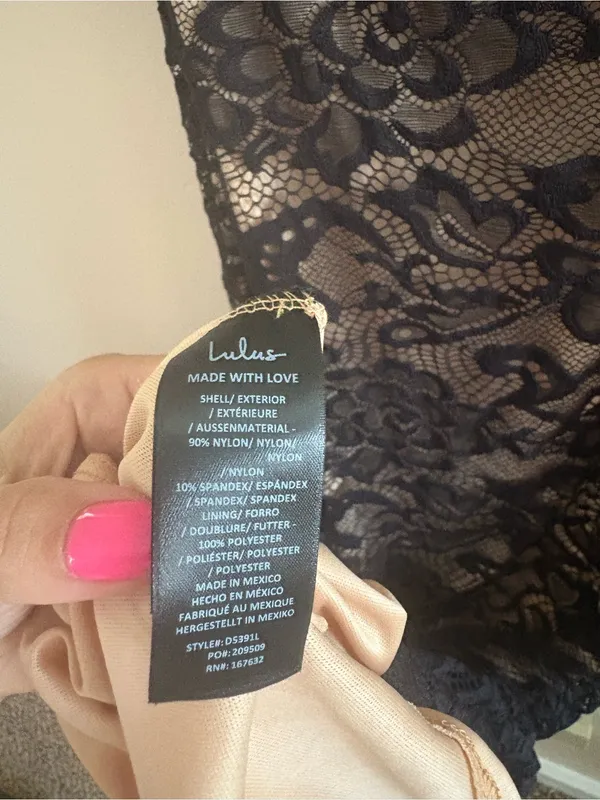 Lulus Sexy Sophistication Black Lace Strapless Trumpet Maxi Dress Size Small NWT - Image 8