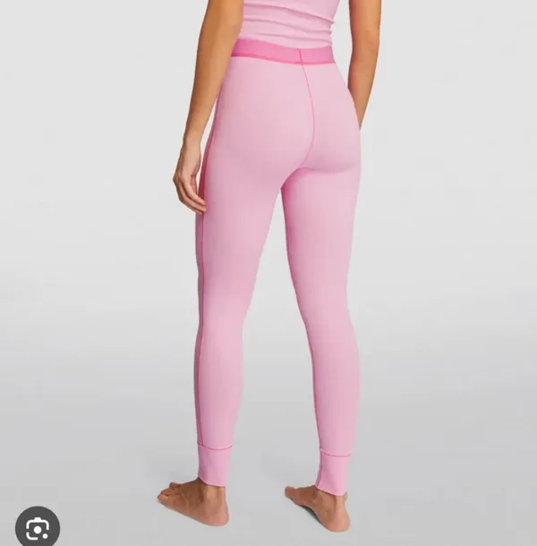 SKIMS Cotton Rib Leggings Bubble Gum - Image 2