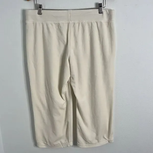 Made for Life soft velvet Capri sweatpants. Size PL. drawstring waist. - Image 5