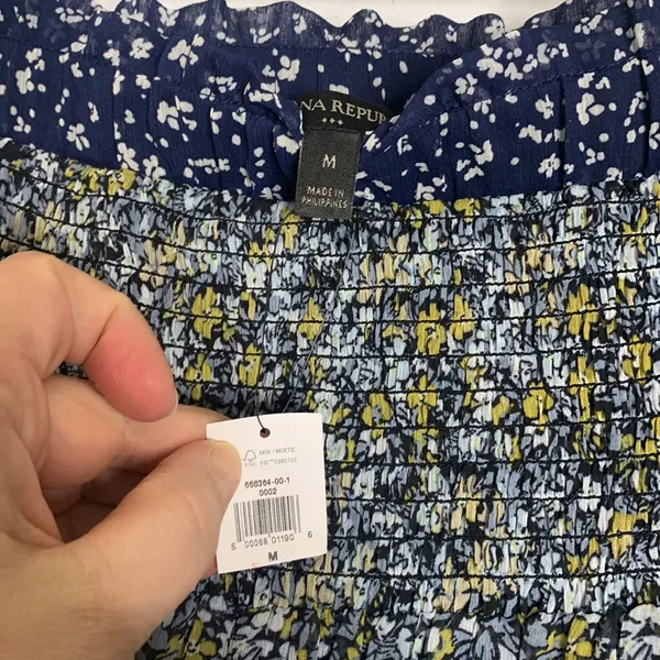 Banana Republic outlet blue floral skirt‎ new - Image 5