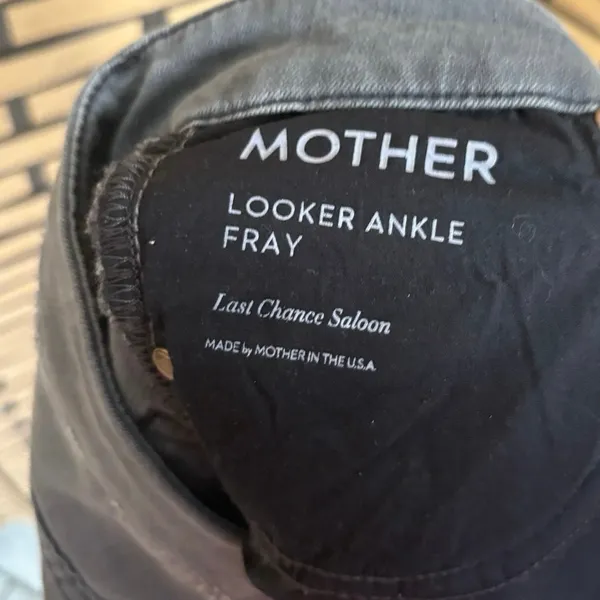 Mother‎ Gray Looker Ankle Fray Jeans 27 - Image 6