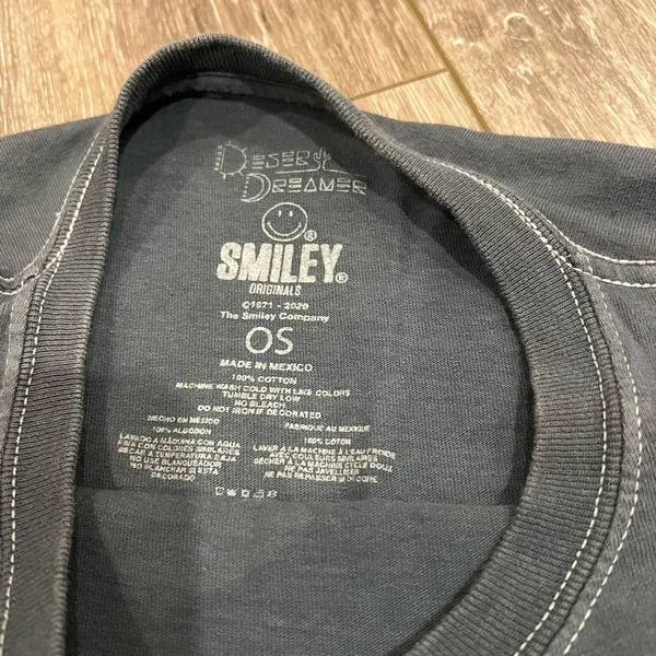 PacSun Butterfly Blue Grey Short Sleeve Top - Image 2