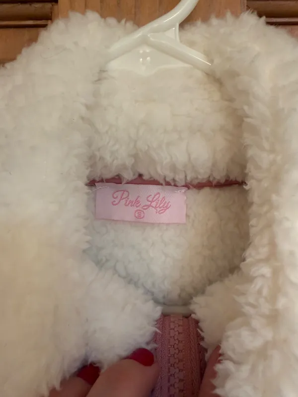 Pink Lily Zip up jacket  - Image 2