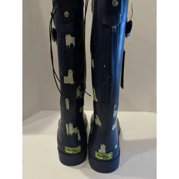 Western Chief Printed Tall Rain Boot 1650 Women's Rain Boots Size 7 - Image 5