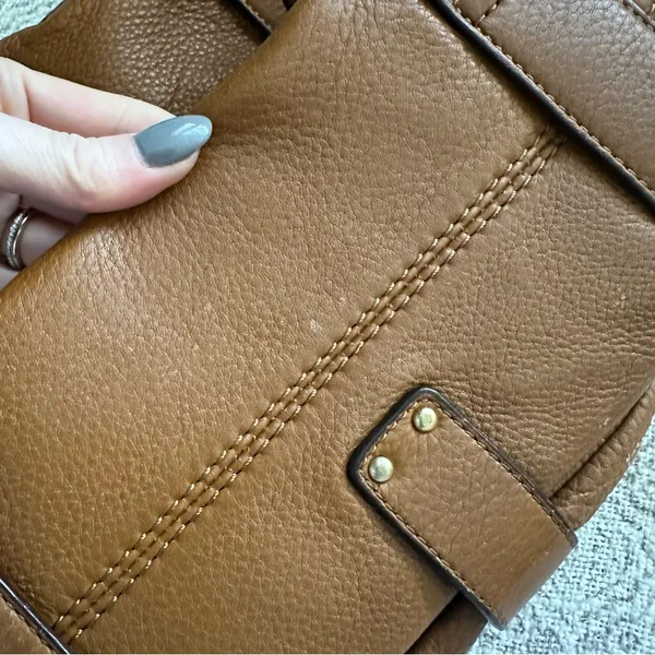 Michael Kors Brown Leather Satchel - Image 7