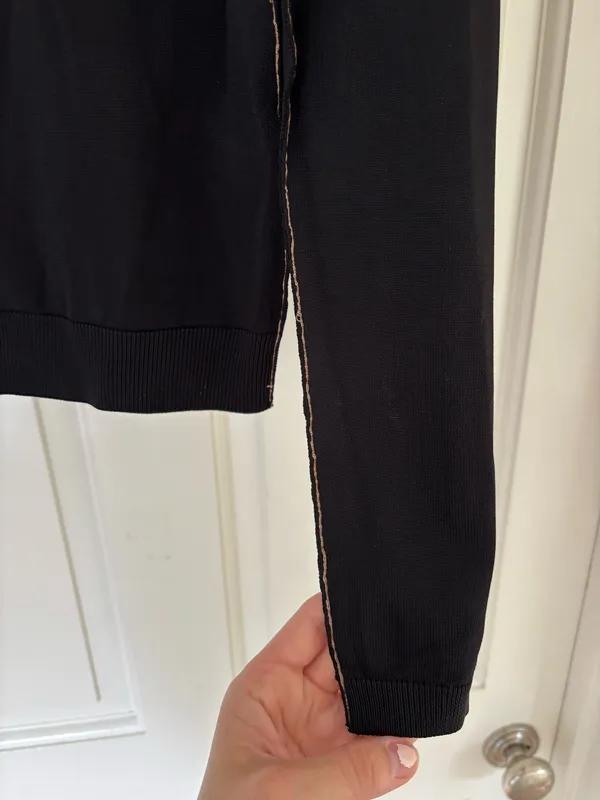 ZARA Black and Gold Cardigan - Image 8
