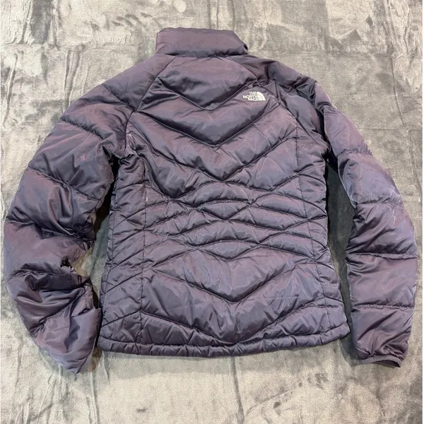 The North Face Puffer Jacket Womens Purple 550 Down Quilted Small - Image 7