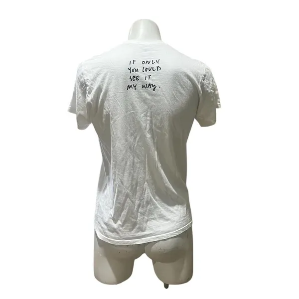 Vans Women's Skateboarding Graphic T-Shirt White Size S Short Sleeve - Image 2