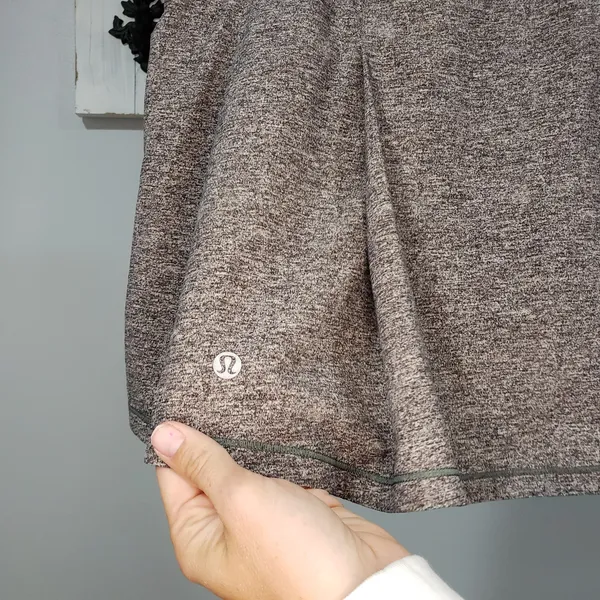 Lululemon Pace Rival Skirt Women’s 10 Tall Black Athletic Running Tennis Golf - Image 3