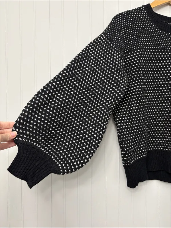 Summersalt Crewneck Balloon Sleeve Pullover Sweater Women Size Small - Image 2