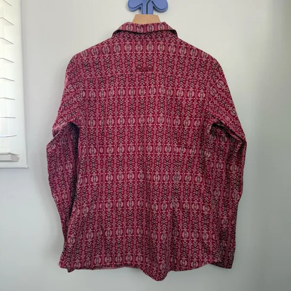 Ariat Women’s Large Alma Fitted Shirt Magenta Pink Western Rodeo Country - Image 5