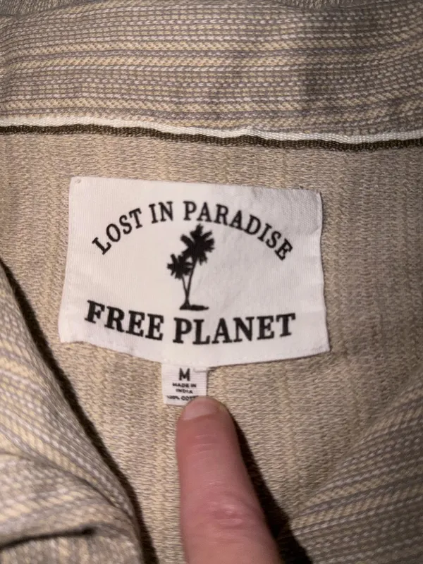 Free Planet Men’s Button-Up Top - Image 2