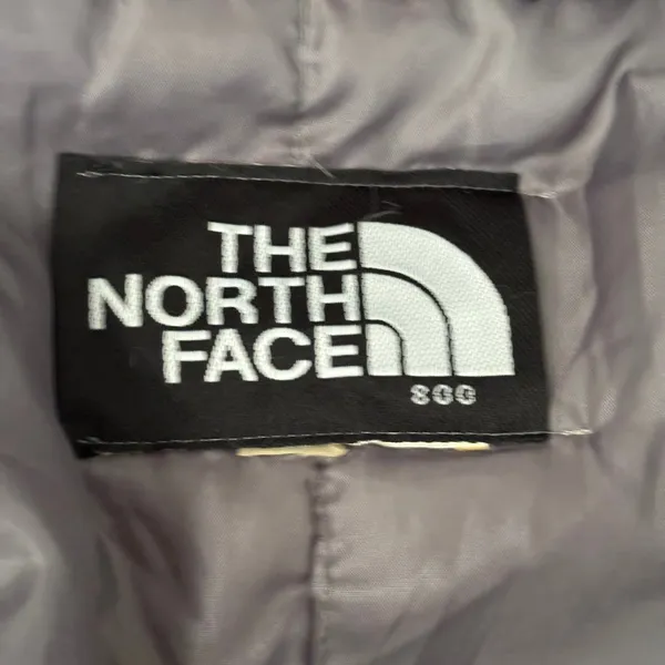 The North Face VTG y2k 800 Fill Down Snorkel Parka Sz XL?Red Faux Fur Belt - Image 8