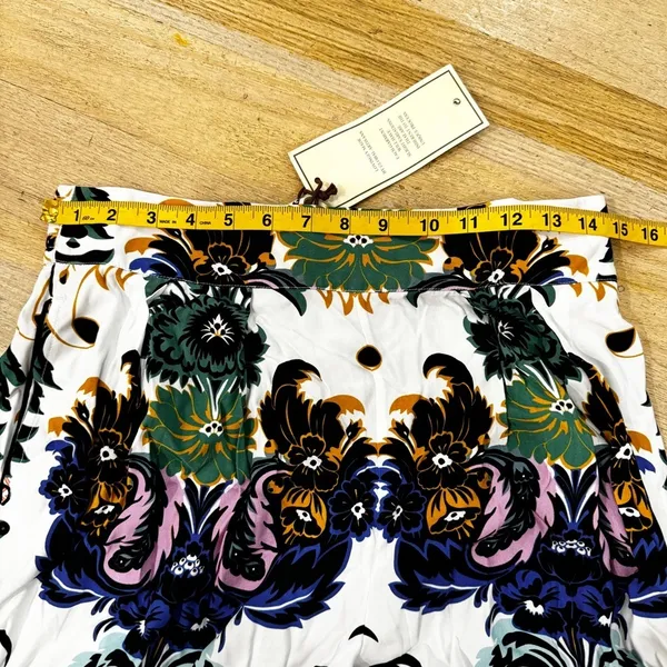 Figue Charlene White Multi Print Pant NEW Size M - Image 7