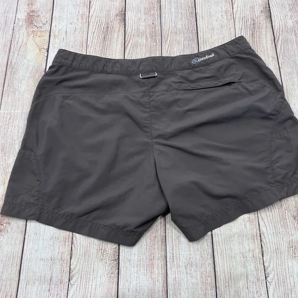 Cloudveil Womens 14 Hiking Shorts Brown Nylon Cargo Utility‎ Outdoor Gorpcore - Image 9