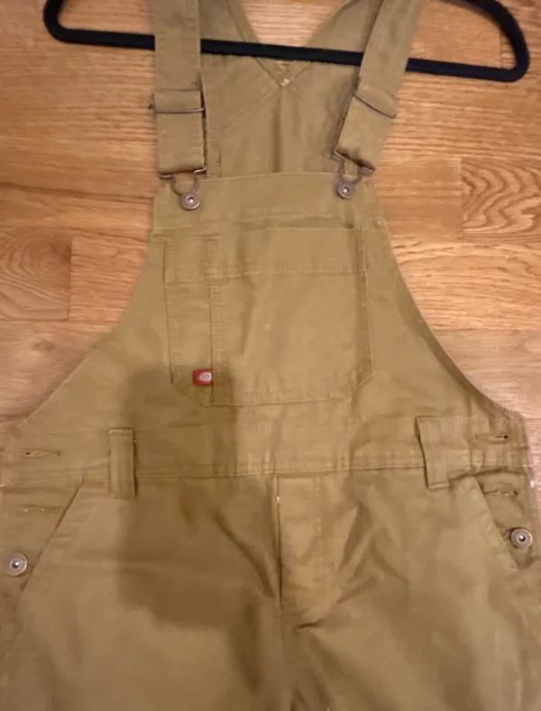 Dickies NWT Relaxed Fit Bib heritage Overalls - Rinsed Brown Duck size M - Image 6