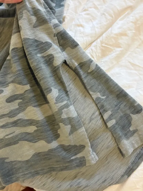 Universal Threads Long Cotton Dress Camo Print - Image 4