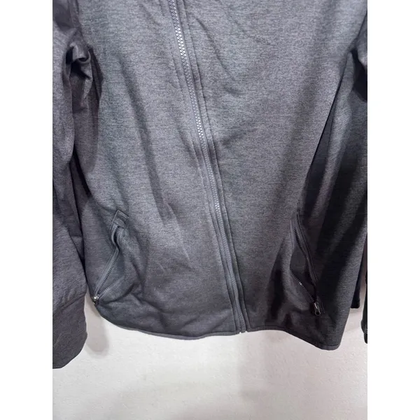 Champion XXL Gray Full Zip Jacket Women's Duo Dry Cowl Neck Asymmetrical - Image 7