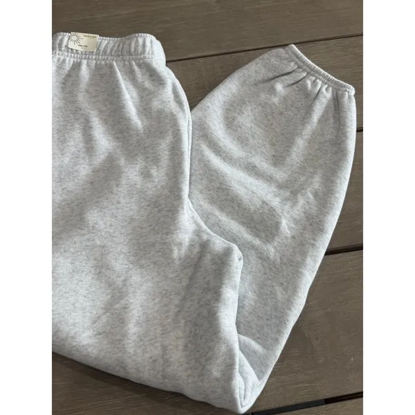 NWT OFFLINE by Aerie Womens Gray Jogger Sweatpants Fleece Sweat Pants XXS Baggy - Image 8