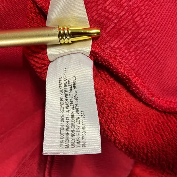 Universal Threads Oversized‎ Sweatshirt Women L Red Crewneck Pullover Drop Shoulder Cozy Vibrant - Image 10