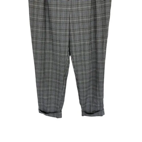 Zara Women’s‎ Pants Small Pull On Black White - Image 3