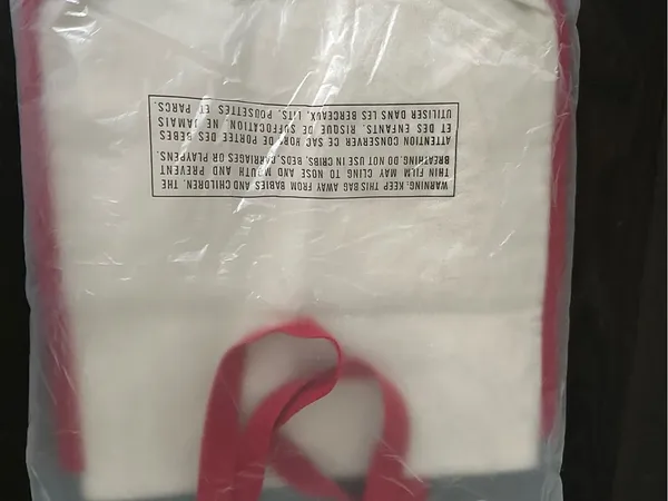 Red Lip Print Large Canvas Tote Bag Stylish and Trendy - Image 7