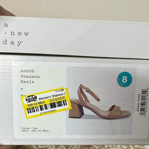 A New Day Women's Brown Strappy Sandals - Image 4