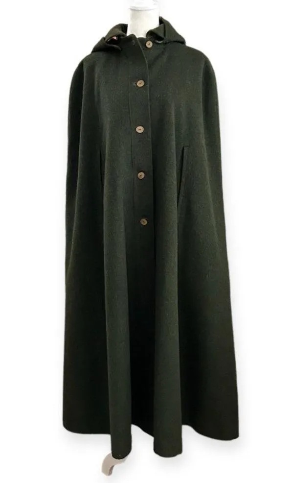COJANA London wool / cashmere blend cape, made in England, one size - Image 4