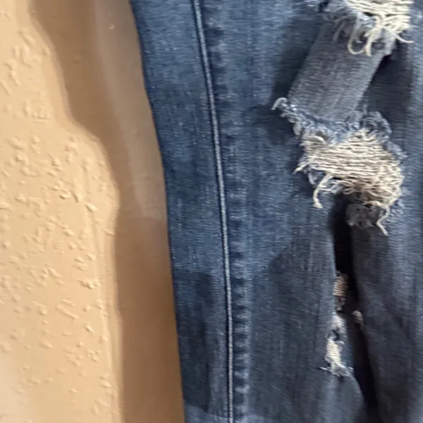 Torrid Distressed Skinny Jeans in Blue 18R - Image 4