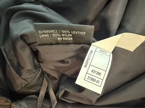 Wilson’s Leather Maxima Classic Black Genuine Leather Midi Skirt Size 10 - Image 5