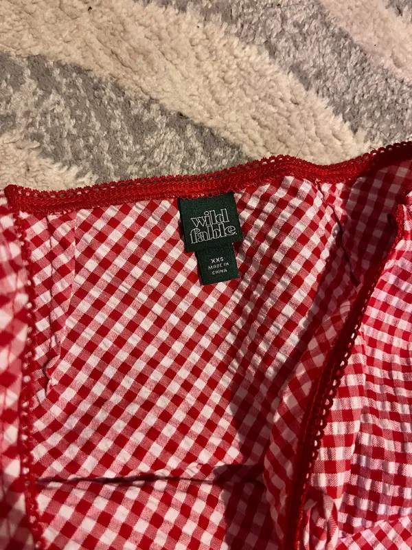 Wild fable red checkered maxi skirt - Image 2
