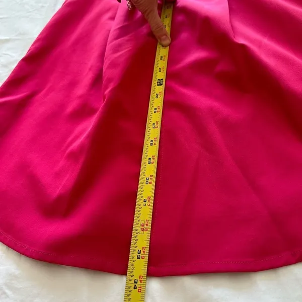 Pink Martini Sheath Pink Sleeveless Mini Dress Zipper Party Barbie Size S - Image 5