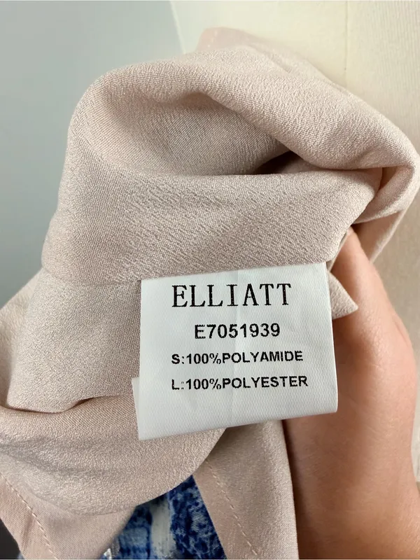 New Elliatt midi Dress Blue Silver the Collection dress size medium - Image 9