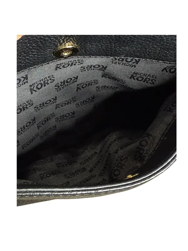 Michael Kors ✿ Hamilton Crossbody Handbag Bag ✿ Black Leather ✿ Gold Hardware ✿ - Image 7