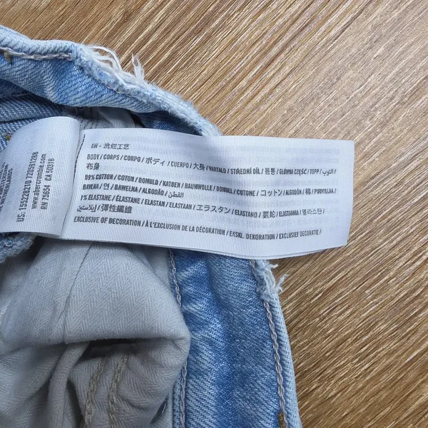 Abercrombie & Fitch 90s Straight Jeans Women 28 6S Light Wash High Rise Casual - Image 9