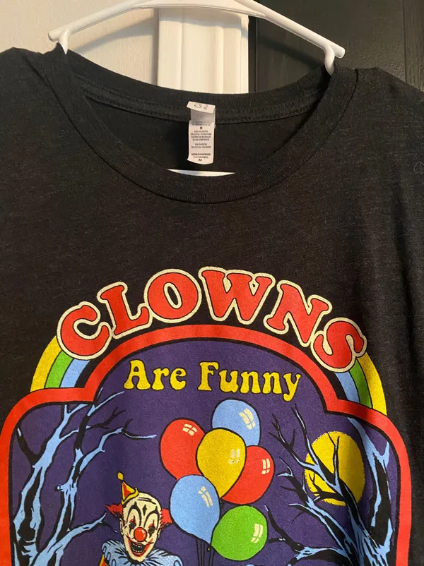 Halloween Shirt Gray Size M - Image 2