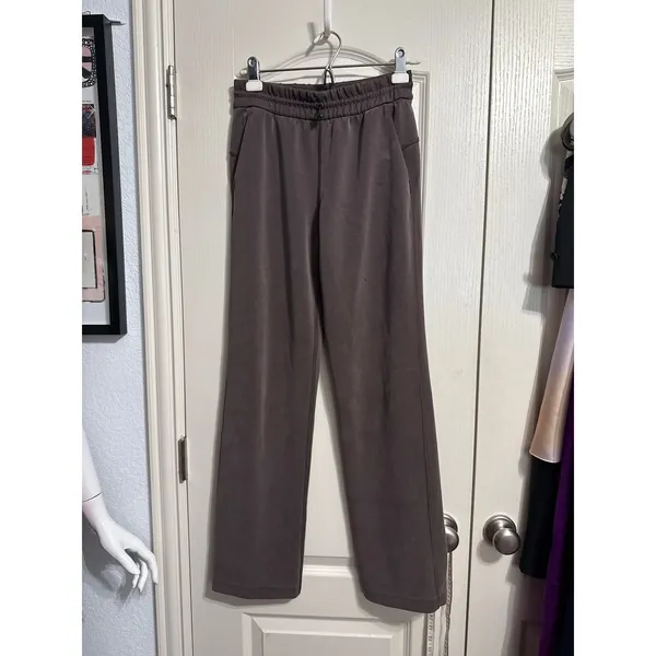 Lululemon Softstreme High Rise Pants‎ Espresso Brown Athleisure Loungewear Cozy - Image 3
