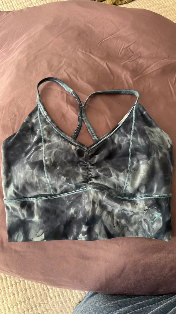 Navy Blue Gymshark Bra Sports - Image 5