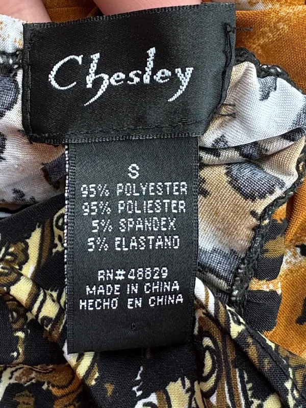 Chesley Y2K Halter Leopard Paisley Print Maxi Dress Small - Image 6