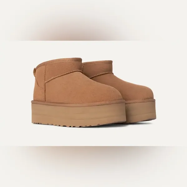 UGG Classic Mini Platform Boots Chestnut - Image 5