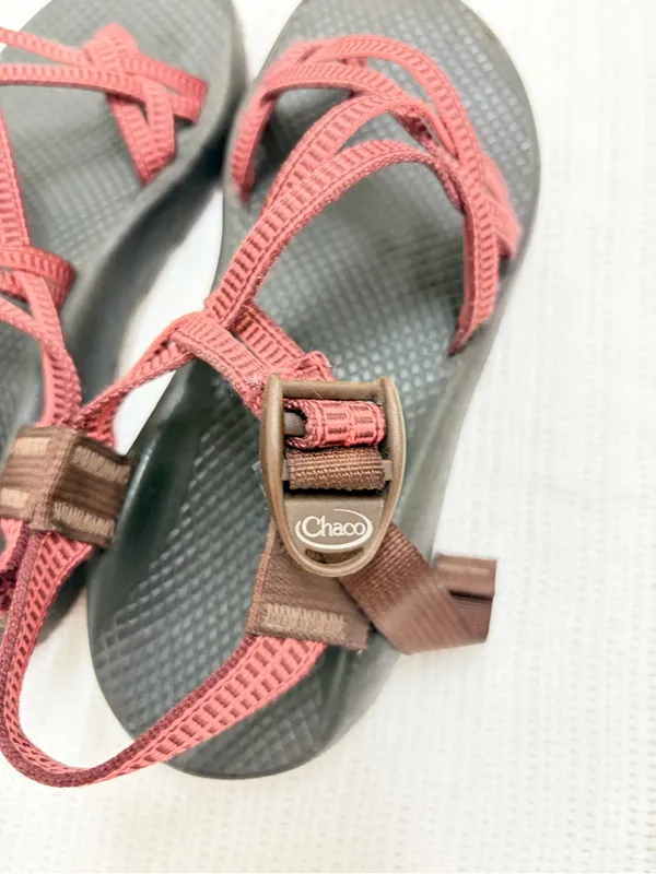 Chaco Vibran Zx/2 Classic Double Strap Toe Loop Sandals Marrón Size W8 - Image 9