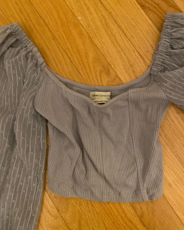 Urban Outfitters Light Blue Top - Image 4