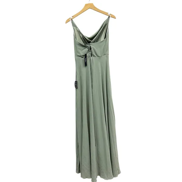 Lulus Sage Green Lace-Up Dress (Large) NWT - Image 3