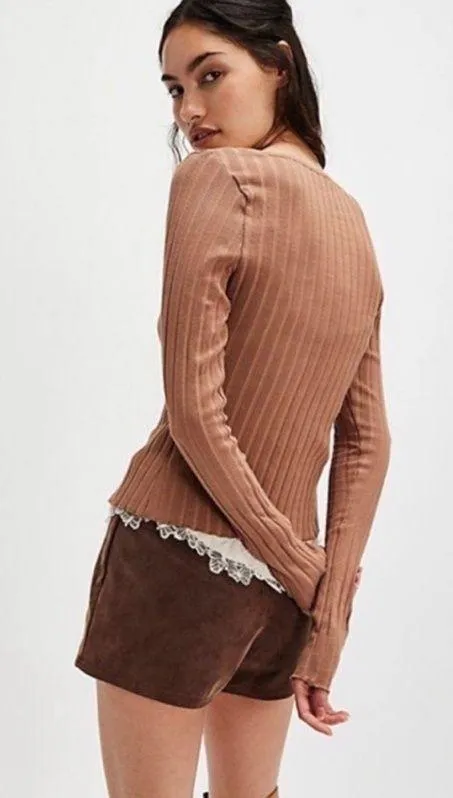 Free People Tilly Long Sleeve Cardigan Top - Image 3