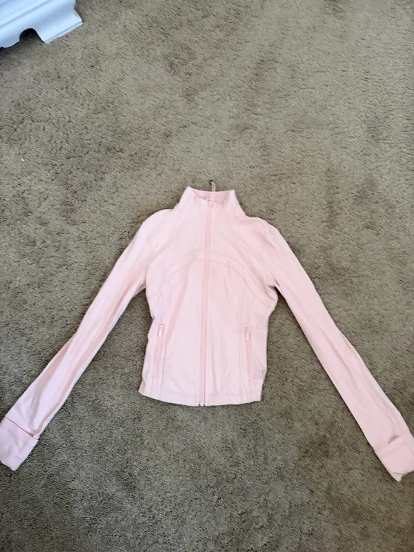 Pink Lululemon Zip up  - Image 3