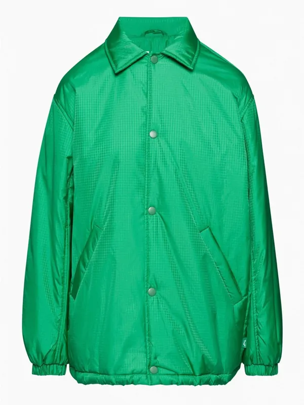 TNA Green Women's Varsity Bomber Coaches Jacket - Image 2
