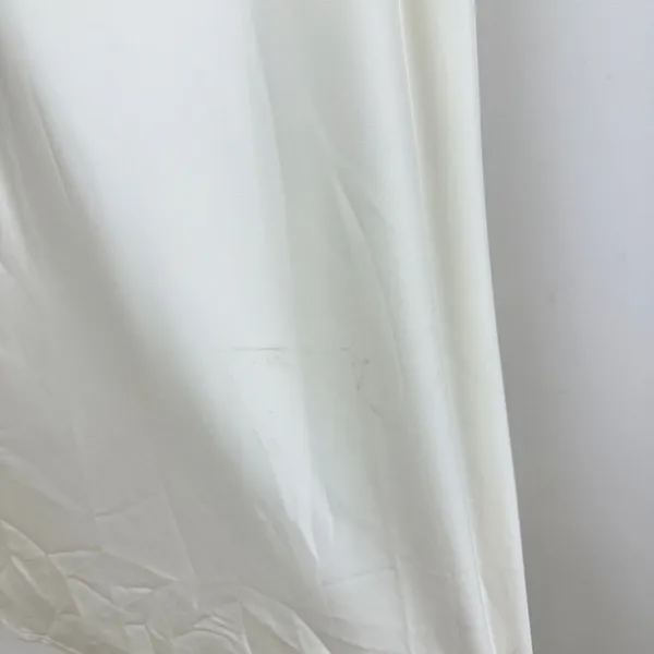 Lulus Catherine Ivory Satin Puff Sleeve Slip Midi Dress Romantic Cocktail L NWT - Image 12